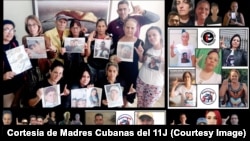 Madres prisioneros políticos del 11J en Cuba (Imagen de archivo)