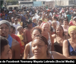 Imágenes de la protesta masiva en Santiago de Cuba el 17 de marzo de 2024