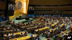 La 79 Asamblea General de la ONU el 10 de septiembre de 2024. (AP/Yuki Iwamura).