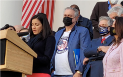 Rosa María Payá en el Capitolio en Tallahassee. Foto Alejandro Marcano