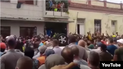 Protesta en Cárdenas Matanzas.