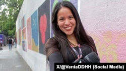 La periodista venezolana Ana Carolina Guaita Barreto. (X/@VenteDDHH)